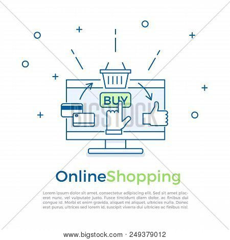 Ecommerce Background Vector Photo Free Trial Bigstock