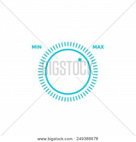 Control Knob, Regulator Icon, Eps 10 File, Easy To Edit