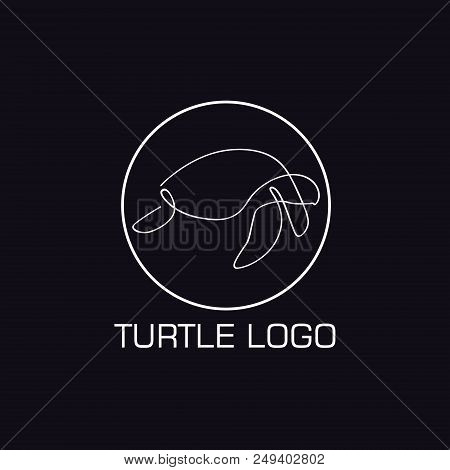 One Line Turtle Logo For Your Company