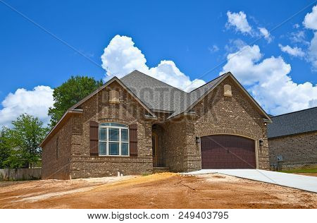 A New Brick House In A Subdivision For Sale