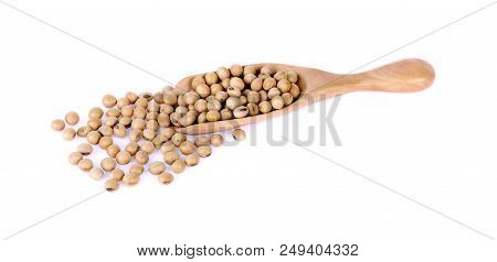 Soy Beans Isolated On The White Background