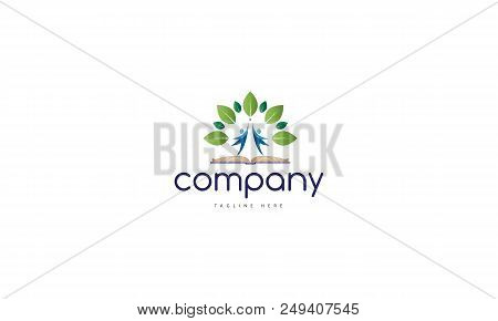 Abstract Image Of Children Standing On The Book And Stretching To The Star Personifying Knowledge.