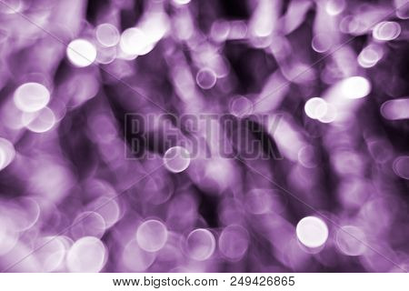 Blur Background Without People In Park, Wide Photo
