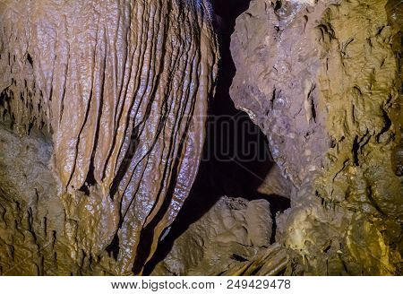Stalactite Formation In Cheongok Cave In Donghae South Korea