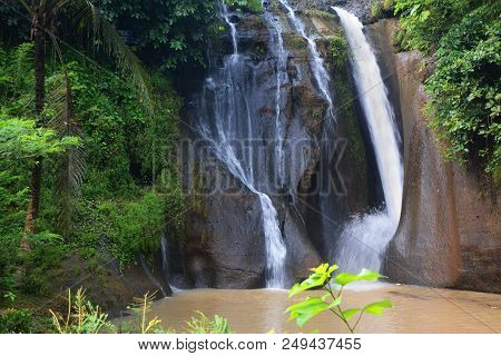 Curug Gede Waterfall At Semoyo, Gunungkidul, Yogyakarta, Indonesia