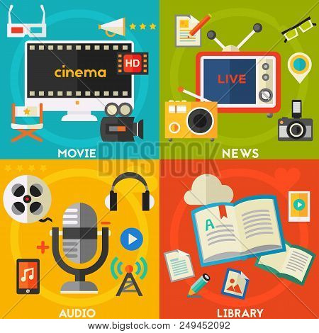 Audio Production And Podcast, E-ibrary And Distance Learning, Video Production And Motion Graphic, N