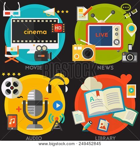 Audio Production And Podcast, E-ibrary And Distance Learning, Video Production And Motion Graphic, N