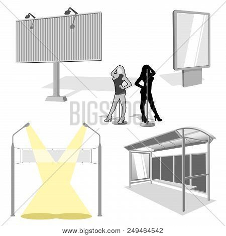 Advertising Constructions, Outdoor Advertising, Vector, Billboard, 
Prismatron