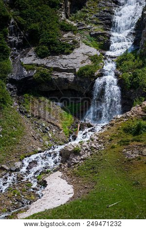 Horseshoe Basin Runoff Pours Down To Henson Creek