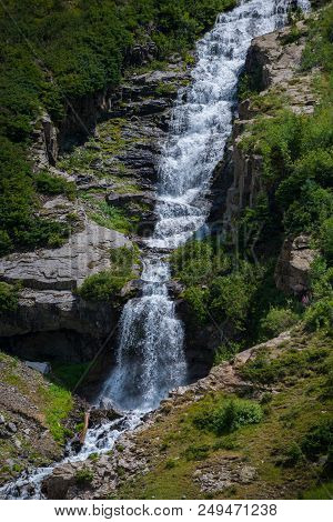 Horseshoe Basin Runoff Pours Down To Henson Creek