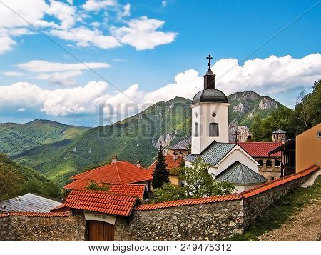 Church Of Holy Mother In Monastery Sretenje, Ovcar, Serbia.