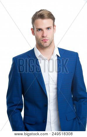 Business Man. Professional Business Man In Formal Jacket. Professional Look Of Business Man. Busines