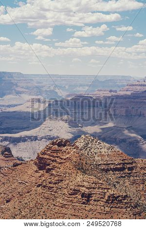 Grand Canyon Nature Footage In Arizona Usa Shot During The Semmer
