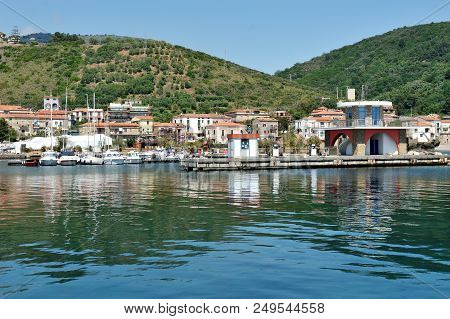 Port Of Acciaroli, National Park Of Cilento. Salerno. Southern Italy
