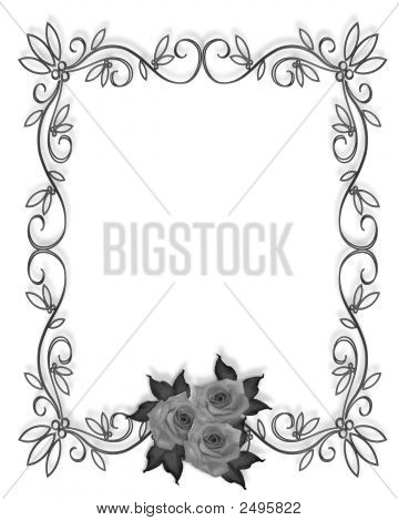 Polne lub tło zaproszenie 3D