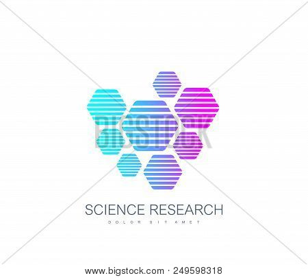 Science Genetics Logo, Dna Helix. Genetic Analysis, Research Biotech Code Dna. Biotechnology Genome 