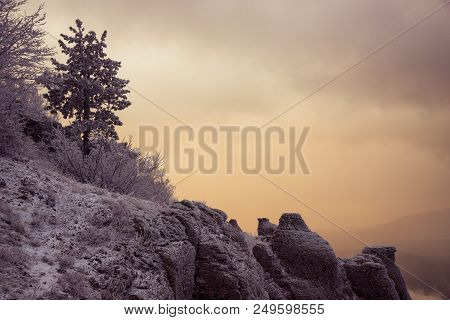 Mountain Range Demerdzhi, The Republic Of Crimea.