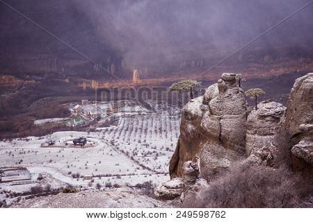 Mountain Range Demerdzhi, The Republic Of Crimea.