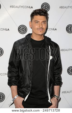 LOS ANGELES - JUL 14:  Mario Dedivanovic, Makeup by Mario at the Beautycon Festival LA 2018 at the Convention Center on July 14, 2018 in Los Angeles, CA