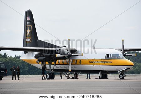 Chicopee, Ma - Jul 14: The 2018 Great New England Airshow At Westover Air Reserve Base In Chicopee, 