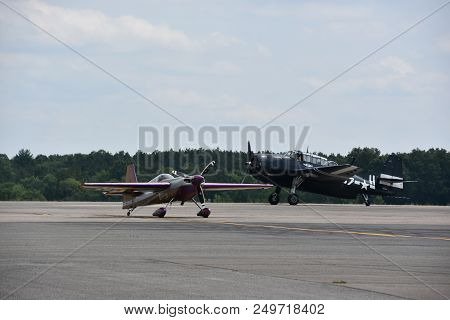 Chicopee, Ma - Jul 14: The 2018 Great New England Airshow At Westover Air Reserve Base In Chicopee, 