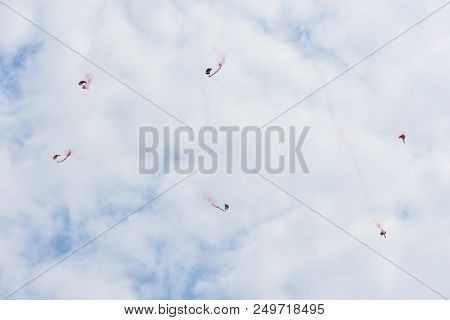 Chicopee, Ma - Jul 14: The 2018 Great New England Airshow At Westover Air Reserve Base In Chicopee, 
