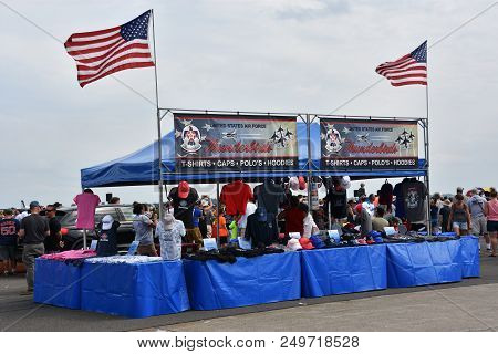 Chicopee, Ma - Jul 14: The 2018 Great New England Airshow At Westover Air Reserve Base In Chicopee, 