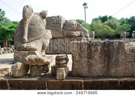 Collection Of Semi-finished And Unfinished Sculptures At Sun Temple, Konark, Odisha (orrissa), India