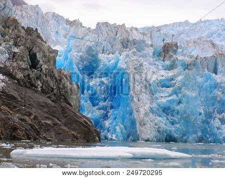Tracy Arm's Fjord Glacier Terror Wildlife. Southeastern Alaska, Usa