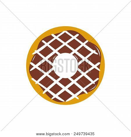 Donut Illustration Vector Isolated On White Background
