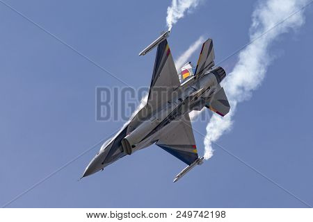 Raf Fairford, Gloucestershire, Uk - July 13, 2014: Belgian Air Component (belgian Air Force) General