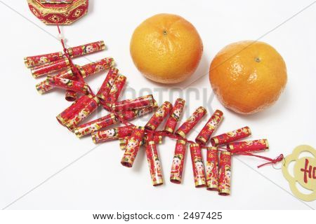 Mandarins และตกแต่งไฟตัง