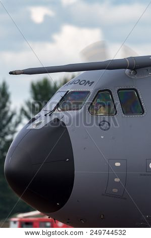 Raf Fairford, Gloucestershire, Uk - July 12, 2014: Airbus Military (airbus Defense And Space) A400m 