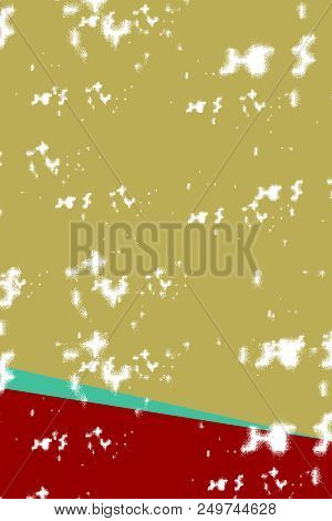Vector Blank Template Vintage Cover Vintage Brown Blue Red Color