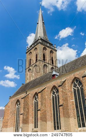 Tower Of The Gudula Church In Lochem, Netherlands