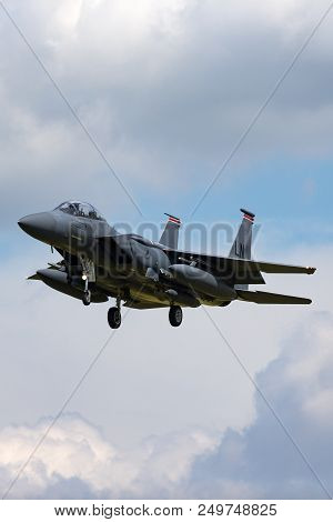 Raf Fairford, Gloucestershire, Uk - July 11, 2014: United States Air Force (usaf) Mcdonnell Douglas 