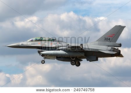 Raf Fairford, Gloucestershire, Uk - July 11, 2014: Royal Norwegian Air Force (luftforsvaret) General