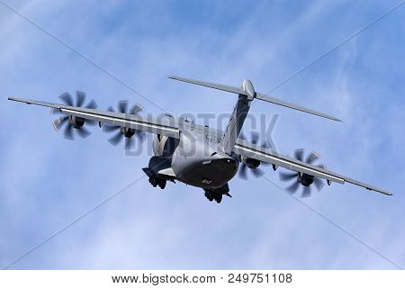 Raf Fairford, Gloucestershire, Uk - July 12, 2014: Airbus Military (airbus Defense And Space) A400m 