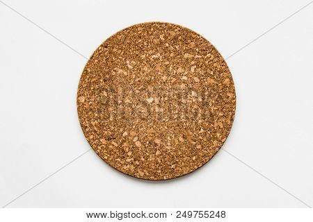 Kitchen Accessories Wooden Cutting Board, Coffee Beans And Vanilla Sticks Isolated On White