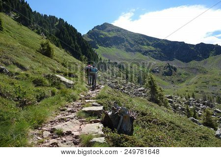 Lagorai Mountain Range In The Eastern Alps In Trentino, Italy