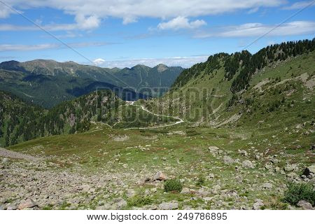 Lagorai Mountain Range In The Eastern Alps In Trentino, Italy
