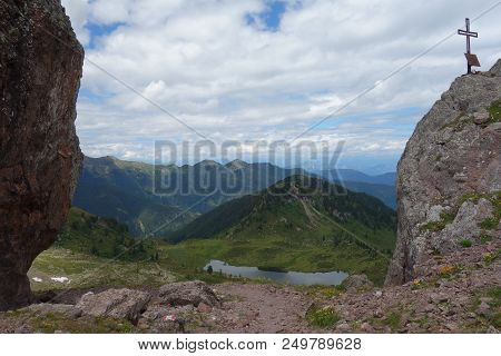 Lagorai Mountain Range In The Eastern Alps In Trentino, Italy