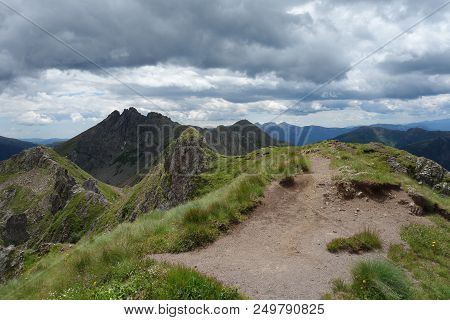Lagorai Mountain Range In The Eastern Alps In Trentino, Italy