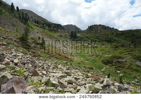 Lagorai Mountain Range In The Eastern Alps In Trentino, Italy
