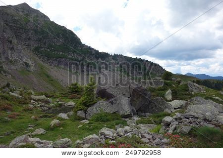 Lagorai Mountain Range In The Eastern Alps In Trentino, Italy