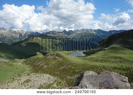 Lagorai Mountain Range In The Eastern Alps In Trentino, Italy