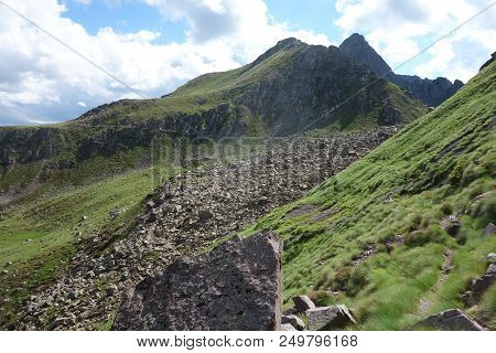 Lagorai Mountain Range In The Eastern Alps In Trentino, Italy