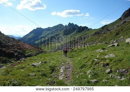 Lagorai Mountain Range In The Eastern Alps In Trentino, Italy