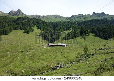 Lagorai Mountain Range In The Eastern Alps In Trentino, Italy