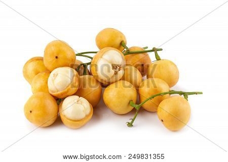 Rambeh Tropical Fruit Isolated On A White Background